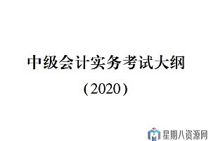 2020年中级会计考试大纲 PDF版