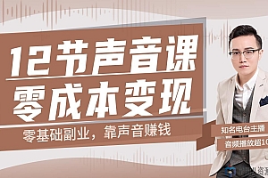 12节声音课,教你0成本变现
