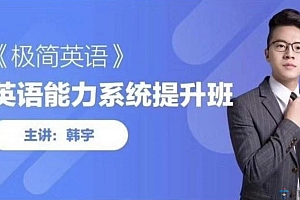 韩宇《极简英语》全套视频课程