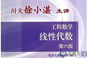 考研数学 徐小湛教授线性代数90讲