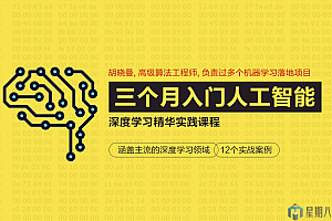 三个月教你从零入门人工智能!! 深度学习精华实践课程