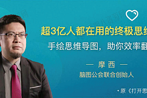 摩西 超3亿人都在用的终极思维工具│手绘思维导图·助你效率翻倍