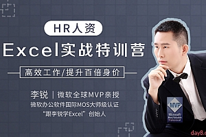 HR人资Excel实战特训营 快速提升百倍身价