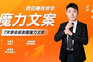 魔力文案 7天学会朋友圈魔力方案