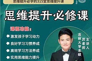 厉老师《315节数学思维提升课》(4-6年级)