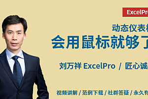 动态仪表板,会用鼠标就够了!