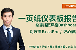 一页纸仪表板报告