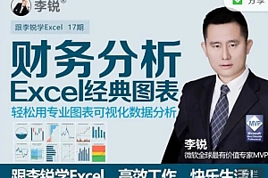 李锐Excel财务分析经典图表