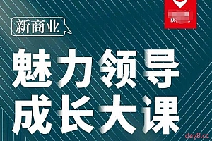 张琦·新商业魅力领导成长大课2023新版,高效管理必修课(30节)
