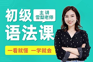 雪梨老师 初级英语语法课