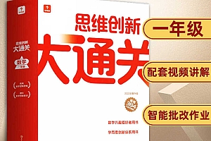 大白本《小学数学思维创新大通关》视频+电子版