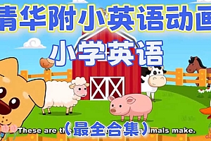 清华附小动画英语课 1-6年级